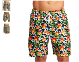 2xist Men&#39;s Catalina 16&quot; Swim Shorts M15116 in FLORAL NEON/WHITE-Medium - $29.94