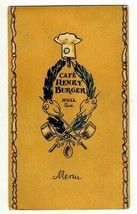 Cafe Henry Burger Menus Hull Quebec Canada 1953 Wayne Hope Gretsky Hepburn - £73.49 GBP