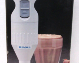 Vintage Rival Twister Ultra Blend Hand Held Blender/Mixer W/Cup - Model 951 - £18.02 GBP