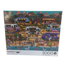 Hawaiian Food Truck Festival - 2000 Piece Jigsaw Puzzle - £13.34 GBP