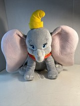 Walt Disney Store 14&quot; Dumbo Elephant Plush Toy Stuffed Animal Very Clean VG - £7.34 GBP