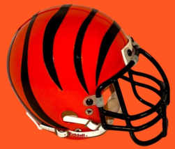 Cincinnati Bengals Authentic Vintage Sharco Throwback Mini Football Helmet - £62.09 GBP