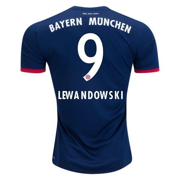 All New Robert LEWANDOWSKI #9 Bayern Munchen Away 17/18 Men Soccer Jersey  - $35.45