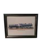 Vintage 5X7 Framed Print by Rich Schlemmer Southern Pacific Passenger Lo... - $24.99 CAD