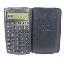 HP 10BII Financial Calculator with Leatherette Pouch Tested - £12.69 GBP