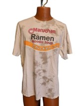 Maruchan Ramen Noodles Chicken Flavor Shirt Tie Dye Short Sleeve Size Large - £7.99 GBP