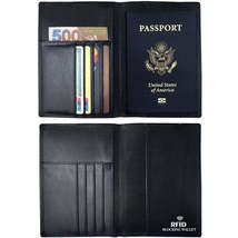 RFID Antimagnetic Passport Holder Leather ID Case - £19.59 GBP