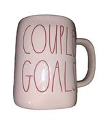Rae Dunn “Couple Goals” Red Letters Coffee Mug Cup White 4.75” Tall 3.75... - $13.32 CAD