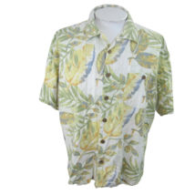 Joe Marlin Men Hawaiian ALOHA shirt pit to pit 27.5 XL floral camp tropical luau - £14.23 GBP