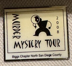 2008 Biggs HOG Murder Mystery Tour Pin San Diego Harley Event No Back - $19.20