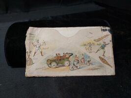 Ca. 1910 Iver Johnson Sporting Goods Adv. Envelope, Baseball Automobile,... - $29.63