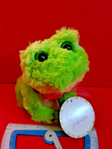Green Frog Plush Toy Dan Dee Easter Holiday Small Stuffed Animal Soft New DanDee - £2.96 GBP