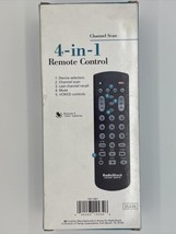 Radio Shack Universal Remote Control  4 in 1 TV  VCR #150-1991 NIB With Manual - £5.44 GBP