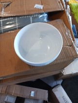 Lot Of 4 Target Threshold White Coupe 5.5x2.75” Cereal Bowls: PORCELAIN - £12.50 GBP
