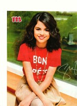 Selena Gomez teen magazine pinup clipping Hotel Transylvania window M mag - £1.17 GBP