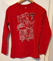 Women’s Texas Tech Red Raiders Long Sleeve T-Shirt Large Red - $222.37 MXN