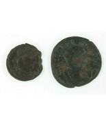 Ancient Roman 2-Coin Set // Emperor Aurelian Antoninianus &amp; Emperor Vale... - $54.45