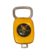 Pontiac Badge Keychain Push Clip Yellow Blue Red Vintage - £19.47 GBP