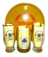 23 Schlegel +1980 Bochum VALUE PACK German Beer Glasses, Poster &amp; Servic... - $124.50
