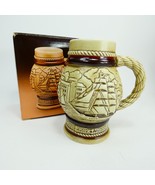 1982 Avon Tall Ships Ceramic Beer Stein Mug Nautical Brazil /w box ZFHVN - £6.72 GBP