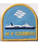 MV Caribou CNR Ferry Newfoundland North Sydney Iron On Sew On Patch 3&quot; x 3&quot; - $9.89