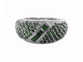 Smaragd Jubiläum Band Ring für Ihn 2 Karat Smaragd Ring - £73.84 GBP