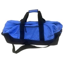 LL BEAN Adventure Duffle Bag Heavy Duty Nylon Blue Travel 15&quot; x 30&quot; x 13... - $42.03