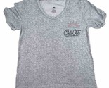 C&amp;C California Women&#39;s Chill Out Gray  T Shirt Sleep Size Large - £9.34 GBP