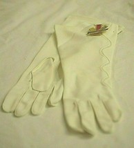 Vintage Crescendoe Wonder Fabric White Dress Gloves Size 6 Slender Weigh... - £13.23 GBP