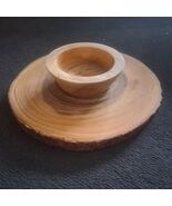 Homemade Live Edge wood Snack Bowl Rustic Decor - $39.50