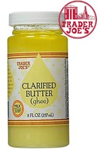  Trader Joe&#39;s Clarified Butter Ghee 8 FL Oz 237 mL New Fresh  - $13.06