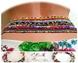 African Waist Beads Chain for Women,Layered Belly Bead Chains Plus Size Multilay - £12.77 GBP+