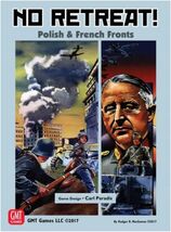 GMT Games No Retreat The French &amp; Polish Fronts Wargame New Sealed - $32.23