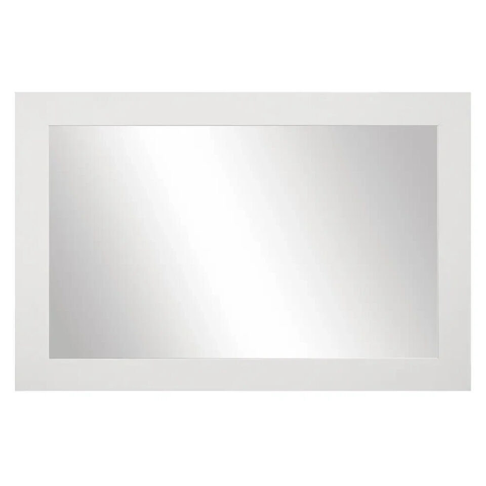 Pendleton Rustic White Framed Wall Mirror - 36" x 24" - $160.87