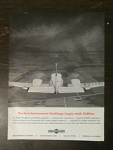 Vintage 1961 Collins Airplane Communication &amp; Navigation Systems Origina... - £5.20 GBP