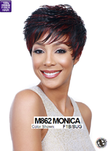 Midway Bobbi Boss M862 Monica Short Pixie Tapered Premium Synthetic Wig - £15.95 GBP