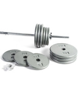 CAP Barbell Standard 1-Inch Barbell Weight Set, 100-Pounds - £549.15 GBP