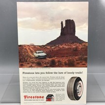 Vintage Magazine Ad Print Design Advertising Firestone Tires - £9.65 GBP