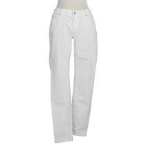 EILEEN FISHER White Stretch Organic Cotton Twill Skinny Jeans Pants 2 - £78.30 GBP