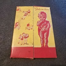 Vintage 1940s Emerick Candy Co Cutie Chocolate Doll Box Valentines Adver... - $96.95