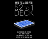 The 52 to 1 Deck Blue (Gimmicks and Online Instructions) by Wayne Fox - ... - $31.63