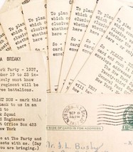 New York Times Square Engineer Party Invitation 1937 Lot Of 11 Postcards... - £47.39 GBP