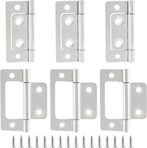6 Pcs Non-Mortise Door Hinges, 2 Inch X 1 Inch Bifold Butt Cabinet Hinge... - €8,31 EUR