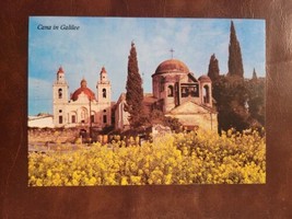Vintage Israel Middle East Postcard Cana in Lower Galilee Jerusalem Cont... - £6.16 GBP
