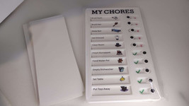 Portable Chore Chart Memo Boards | Planning Reminder  For Kids and Parents - £5.70 GBP