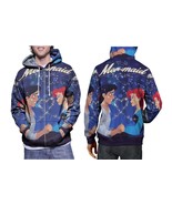 Ariel Love Eric Little Mermaid   Men&#39;s Full-Print Sublimation Zipper Hoodie - $46.47 CAD