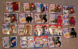 NIOP Large Lot of 19 McDonald&#39;s Ty Beanie Babies Dinosaurs Bears Collect... - $49.99