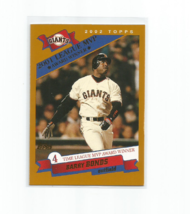 Barry Bonds (San Francisco Giants) 2002 Topps 2001 League Mvp Card #717 - £3.98 GBP