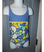 Mini Boden Polka-Dot/Flower Bathing Suit Size 5/6Y Girl&#39;s EUC - £13.34 GBP