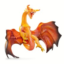 Safari Ltd. Lava Dragon Figurine - Detailed 7.5&quot; Plastic Model Figure - Fun Fant - £31.62 GBP